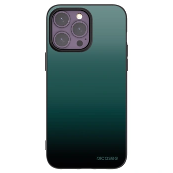 Picasee husă neagră din silicon pentru Apple iPhone 14 Pro Max - Verdant Fade