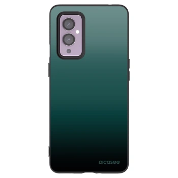 Picasee husă neagră din silicon pentru OnePlus 9 - Verdant Fade
