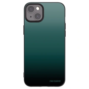 Picasee husă neagră din silicon pentru Apple iPhone 15 Plus - Verdant Fade