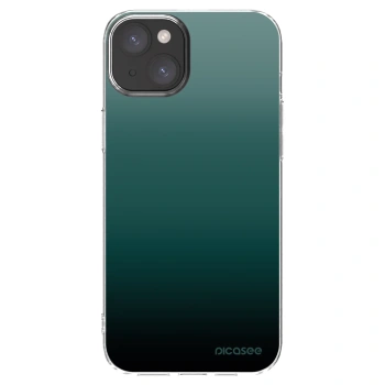 Picasee husă transparentă din silicon pentru Apple iPhone 15 Plus - Verdant Fade