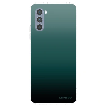 Picasee husă transparentă din silicon pentru Motorola Moto G62 - Verdant Fade