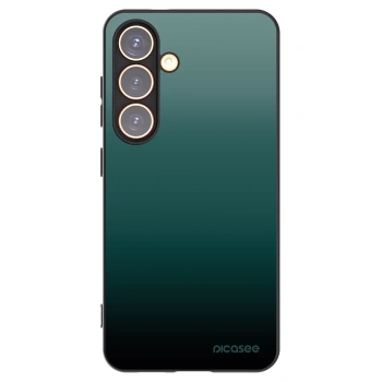 Picasee husă neagră din silicon pentru Samsung Galaxy S24 S921B 5G - Verdant Fade