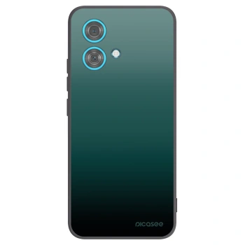 Picasee husă neagră din silicon pentru Motorola Edge 40 Neo - Verdant Fade