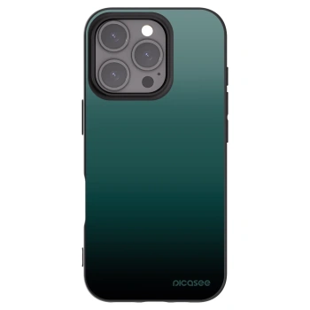 Picasee husă neagră din silicon pentru Apple iPhone 16 Pro - Verdant Fade