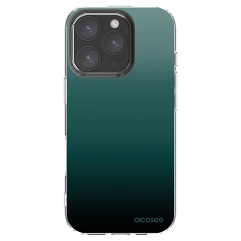 Picasee husă transparentă din silicon pentru Apple iPhone 16 Pro - Verdant Fade