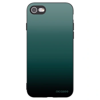 Picasee husă neagră din silicon pentru Apple iPhone 8 - Verdant Fade