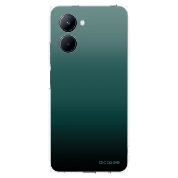 Picasee husă transparentă din silicon pentru Realme C33 (2023) - Verdant Fade