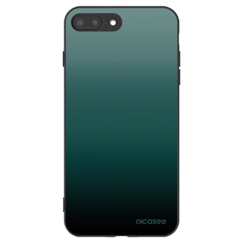 Picasee husă neagră din silicon pentru Apple iPhone 8 Plus - Verdant Fade