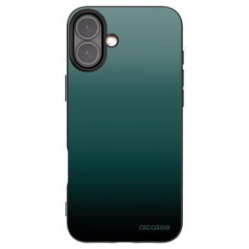 Picasee husă neagră din silicon pentru Apple iPhone 16 Plus - Verdant Fade