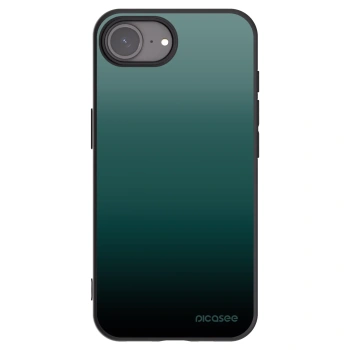 Picasee husă neagră din silicon pentru Apple iPhone 16e - Verdant Fade
