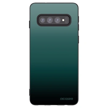 Picasee husă neagră din silicon pentru Samsung Galaxy S10 G973 - Verdant Fade