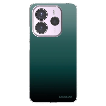 Picasee husă transparentă din silicon pentru Xiaomi Redmi Note 14 5G - Verdant Fade
