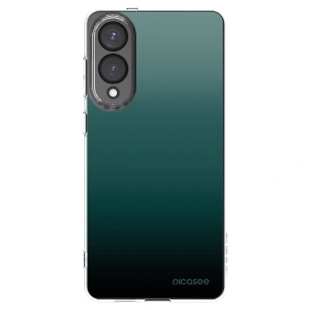 Picasee husă transparentă din silicon pentru Samsung Galaxy S25 Edge 5G - Verdant Fade