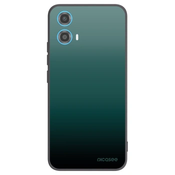 Picasee husă neagră din silicon pentru Motorola Moto G34 5G - Verdant Fade