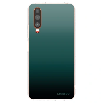 Picasee husă transparentă din silicon pentru Huawei P30 - Verdant Fade