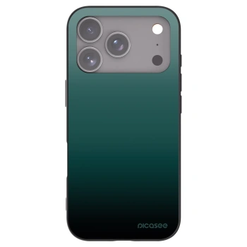 Picasee husă neagră din silicon pentru Apple iPhone 17 Pro - Verdant Fade