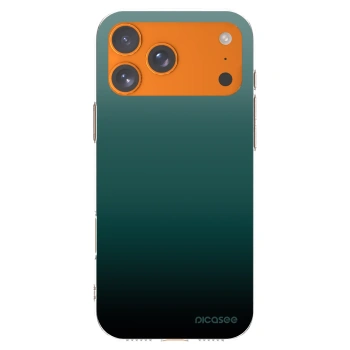 Picasee husă transparentă din silicon pentru Apple iPhone 17 Pro Max - Verdant Fade