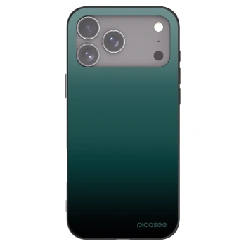 Picasee husă neagră din silicon pentru Apple iPhone 17 Pro Max - Verdant Fade