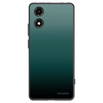 Picasee husă neagră din silicon pentru Motorola Moto E14 - Verdant Fade