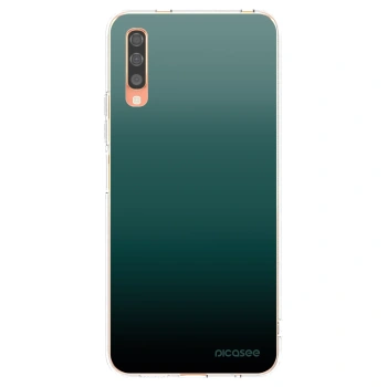 Picasee husă transparentă din silicon pentru Samsung Galaxy A70 A705F - Verdant Fade