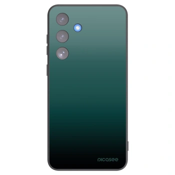 Picasee husă neagră din silicon pentru Samsung Galaxy S25 FE 5G - Verdant Fade
