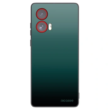 Picasee husă neagră din silicon pentru Motorola Edge 50 Fusion - Verdant Fade