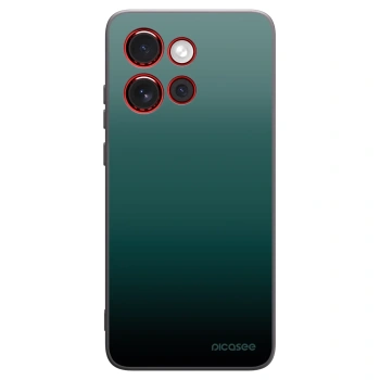 Picasee husă neagră din silicon pentru Motorola Edge 60 Neo 5G - Verdant Fade