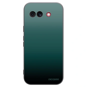 Picasee husă neagră din silicon pentru Google Pixel 10a - Verdant Fade