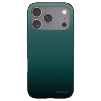 Picasee husă neagră din silicon pentru Apple iPhone 18 Pro - Verdant Fade