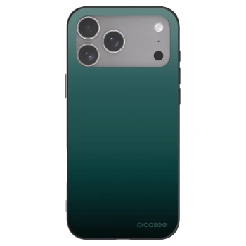Picasee husă neagră din silicon pentru Apple iPhone 18 Pro Max - Verdant Fade