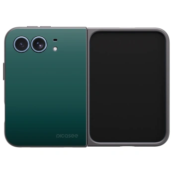 Picasee husă neagră din silicon pentru Apple iPhone Duo - Verdant Fade