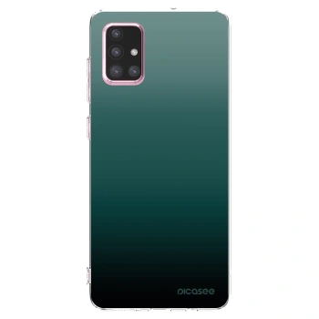 Picasee husă transparentă din silicon pentru Samsung Galaxy A71 A715F - Verdant Fade