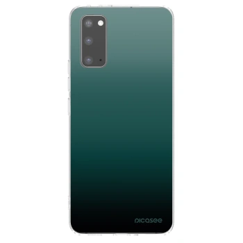 Picasee husă transparentă din silicon pentru Samsung Galaxy S20 G980F - Verdant Fade