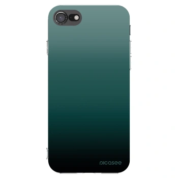Picasee husă transparentă din silicon pentru Apple iPhone SE 2020 - Verdant Fade
