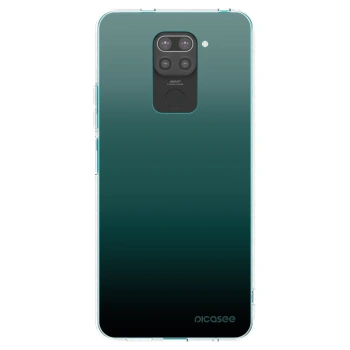 Picasee husă neagră din silicon pentru Xiaomi Redmi Note 9 - Verdant Fade