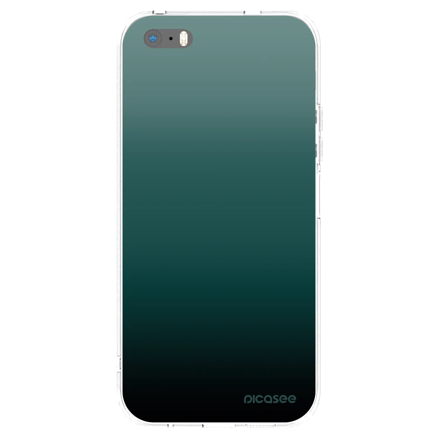Picasee husă transparentă din silicon pentru Apple iPhone 5/5S/SE - Verdant Fade