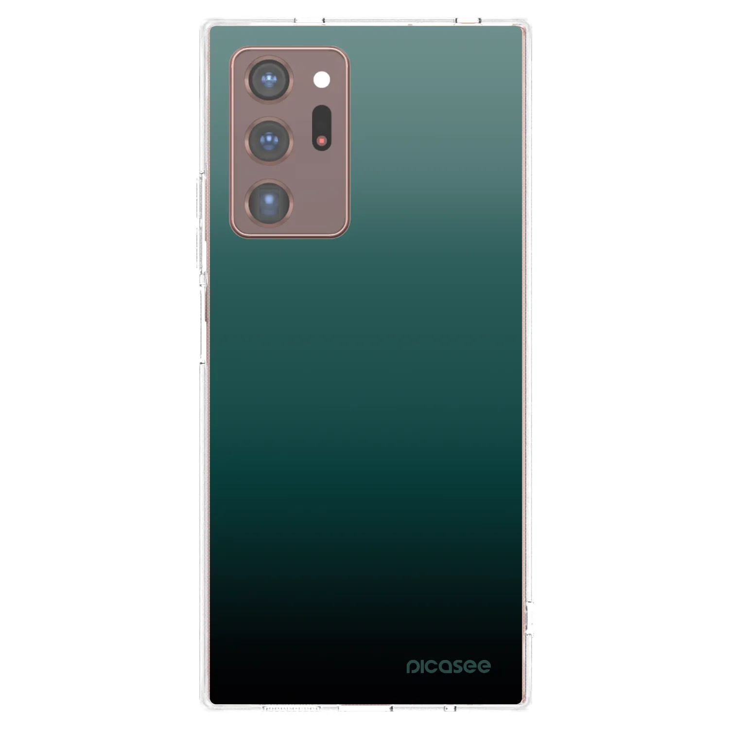 Picasee husă transparentă din silicon pentru Samsung Galaxy Note 20 Ultra - Verdant Fade