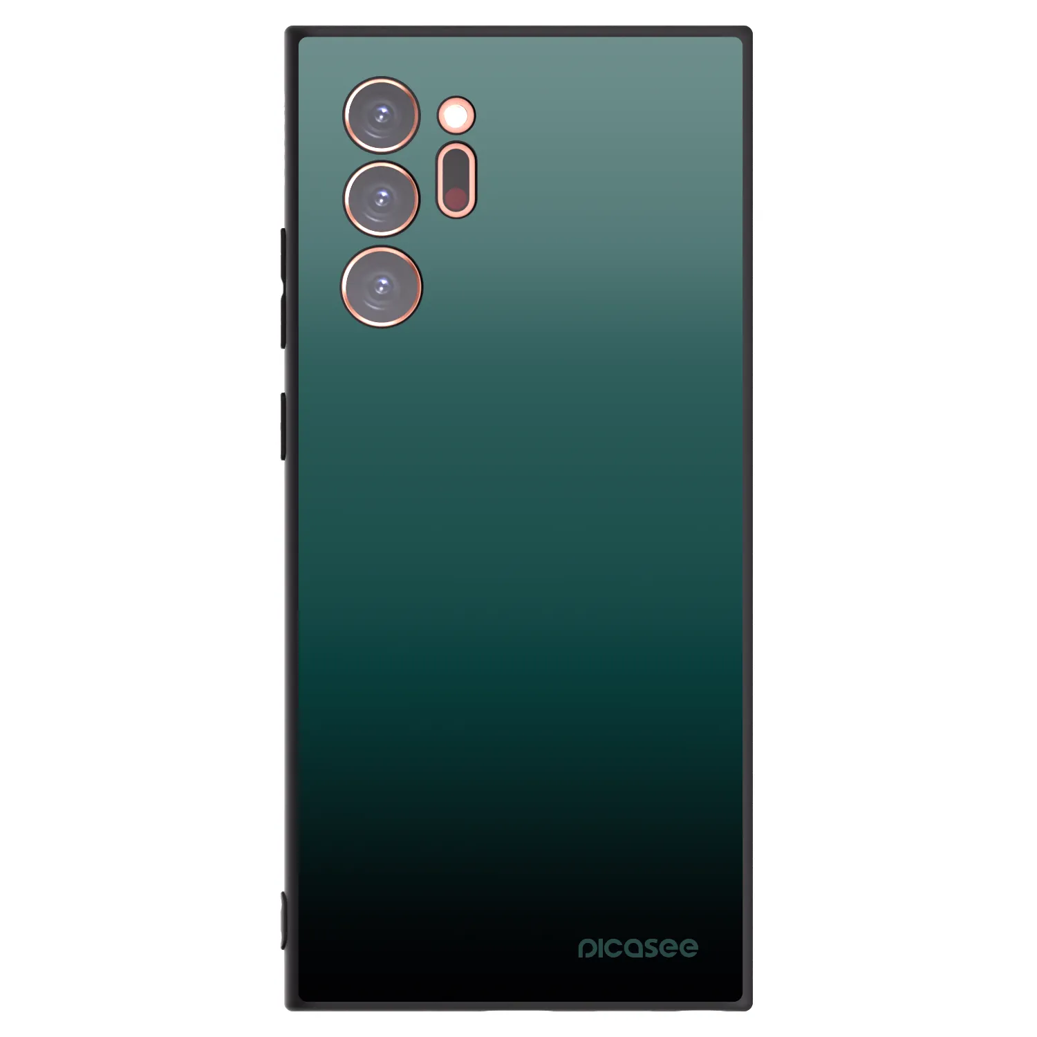 Picasee husă neagră din silicon pentru Samsung Galaxy Note 20 Ultra - Verdant Fade