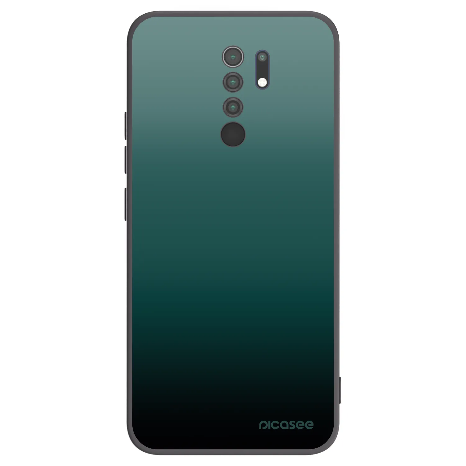 Picasee husă neagră din silicon pentru Xiaomi Redmi 9 - Verdant Fade