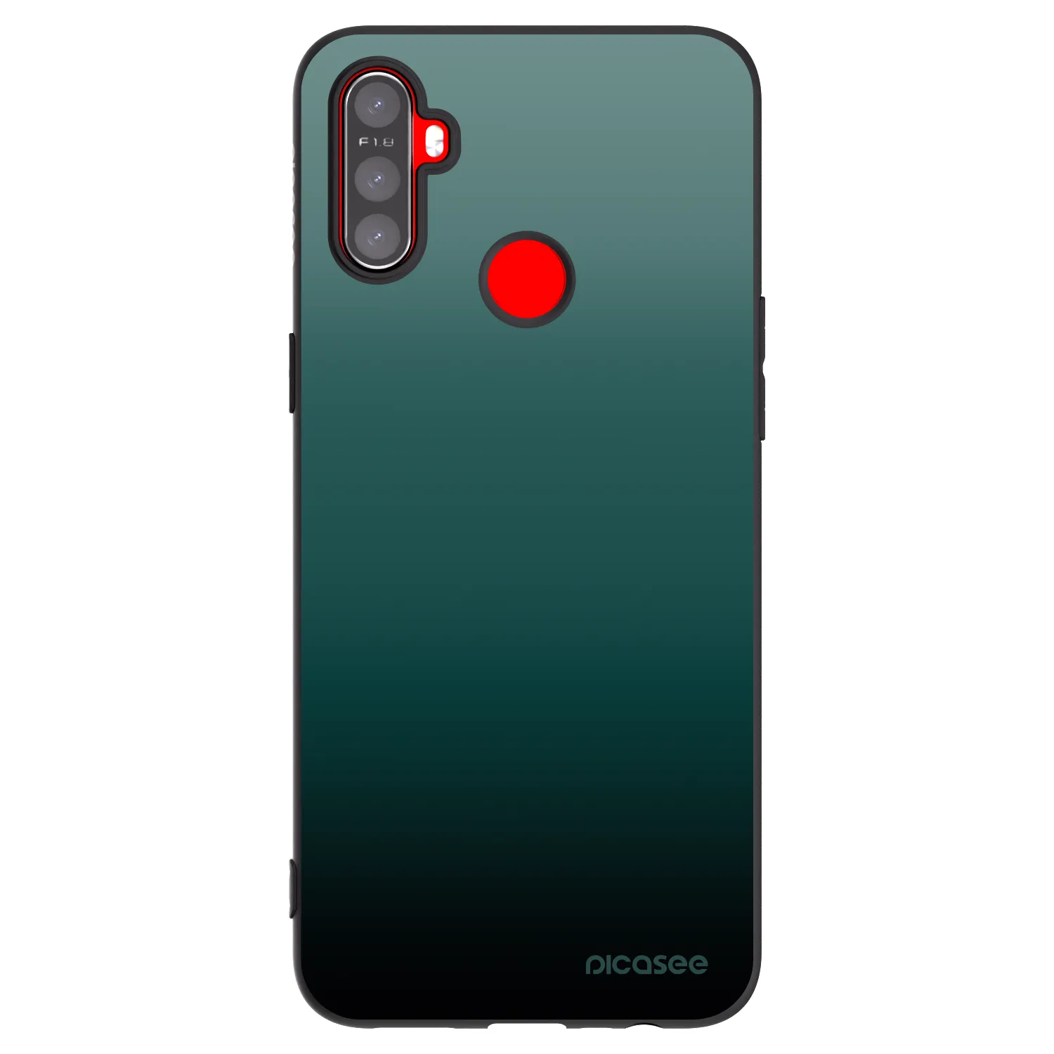Picasee husă neagră din silicon pentru Realme C3 - Verdant Fade