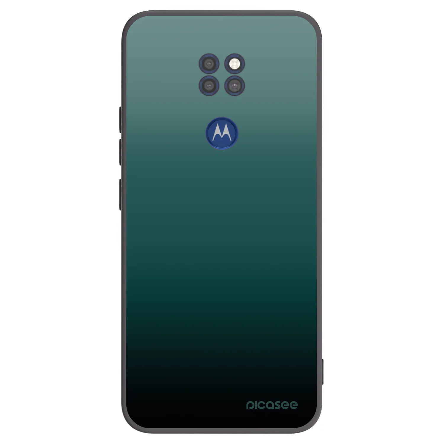 Picasee husă neagră din silicon pentru Motorola Moto G9 Play - Verdant Fade