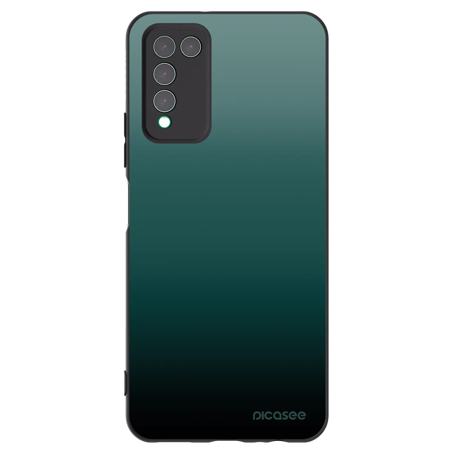 Picasee husă neagră din silicon pentru Honor 10X Lite - Verdant Fade