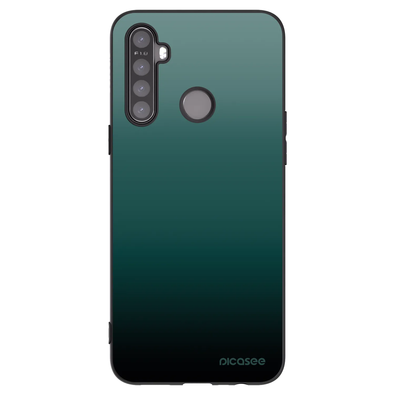 Picasee husă neagră din silicon pentru Realme 6i - Verdant Fade