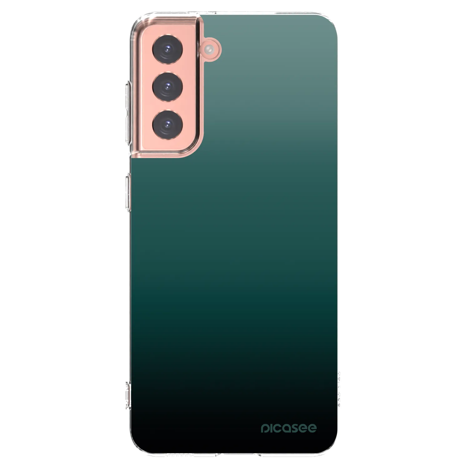 Picasee husă transparentă din silicon pentru Samsung Galaxy S21 5G G991B - Verdant Fade