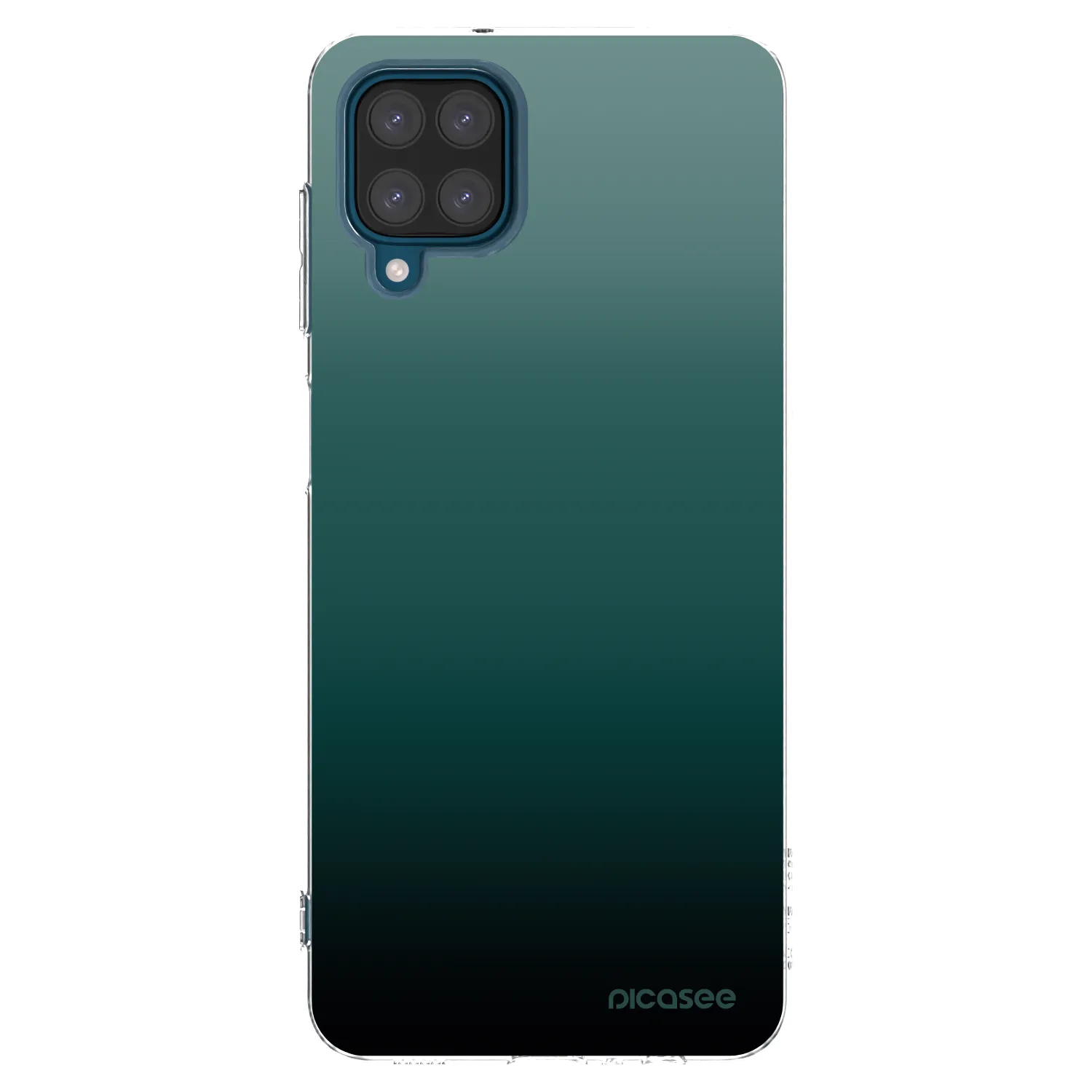 Picasee husă transparentă din silicon pentru Samsung Galaxy A12 A125F - Verdant Fade