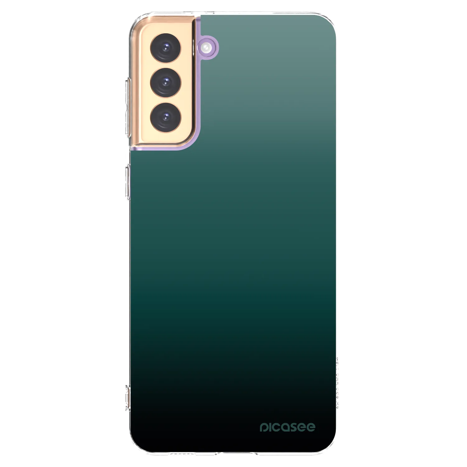 Picasee husă transparentă din silicon pentru Samsung Galaxy S21+ 5G G996F - Verdant Fade