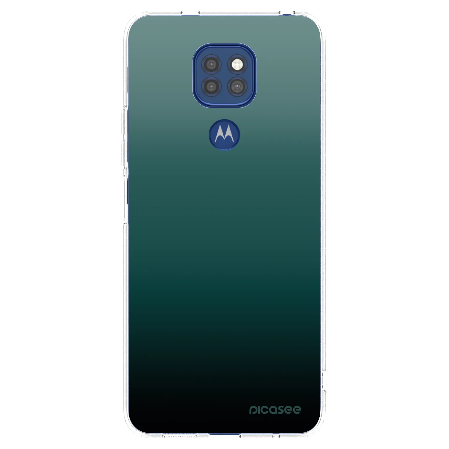 Picasee husă transparentă din silicon pentru Motorola Moto G9 Play - Verdant Fade