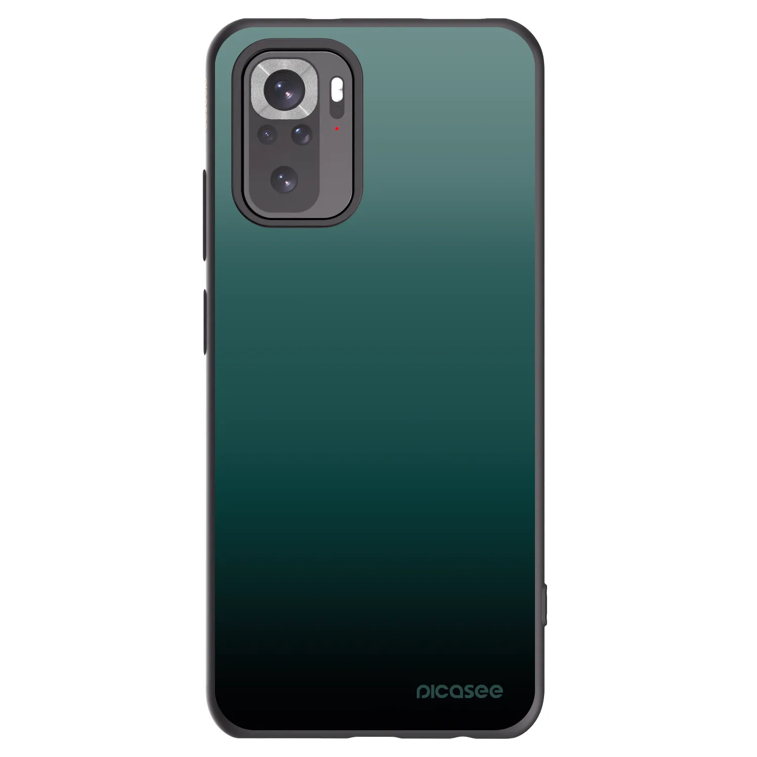 Picasee husă neagră din silicon pentru Xiaomi Redmi Note 10 - Verdant Fade