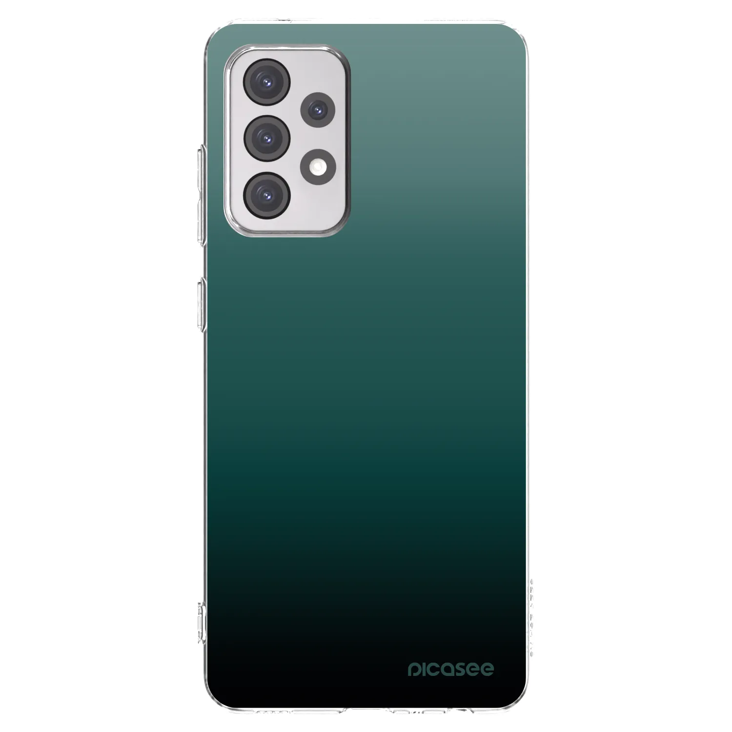 Picasee husă transparentă din silicon pentru Samsung Galaxy A52 5G A525F - Verdant Fade