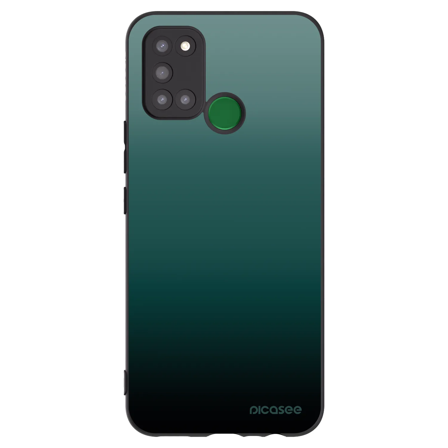 Picasee husă neagră din silicon pentru Realme 7i - Verdant Fade